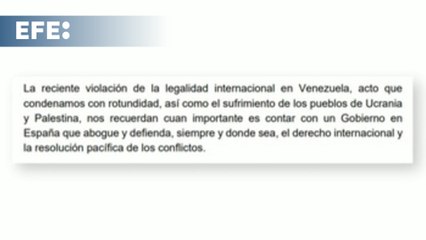Sánchez condena "con rotundidad" el ataque de EEUU sobre Venezuela