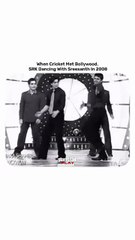 Bat meets beat. shah rukh khan grooving with sreesanth! a crossover nobody planned, everybody loved.🕺🏏  #glamsham #shahrukhkhan #sreesanth #bollywoodxcricket #nostalgiamoment  {glamsham, shah rukh khan, sreesanth, bollywood x cricket, nostalgia moment}