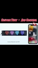 Custom LED matrix sign 🔥 Perfect for car & home use  Follow for daily tech deals Link In Comment