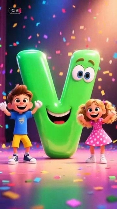 V Is for Vacuum 🧹 | V Is for Vegetable 🥕 | Alphabet Song for Kids