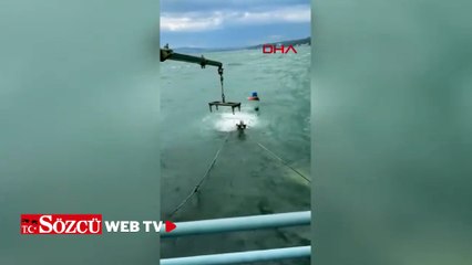 Sarıyer'de lodos nedeniyle balıkçı teknesi battı