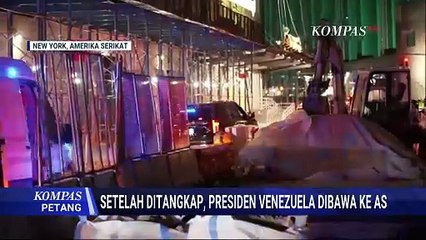 Detik-Detik Presiden Venezuela Dibawa ke Amerika Serikat Usai Ditangkap | KOMPAS PETANG