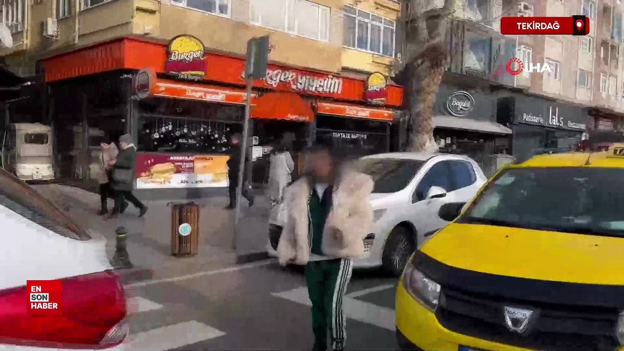 Tekirdağ'da kendisini durdurmak isteyen polisi peşine taktı