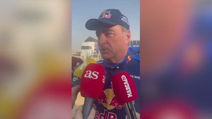 Declaraciones de Carlos Sainz tras la primera etapa