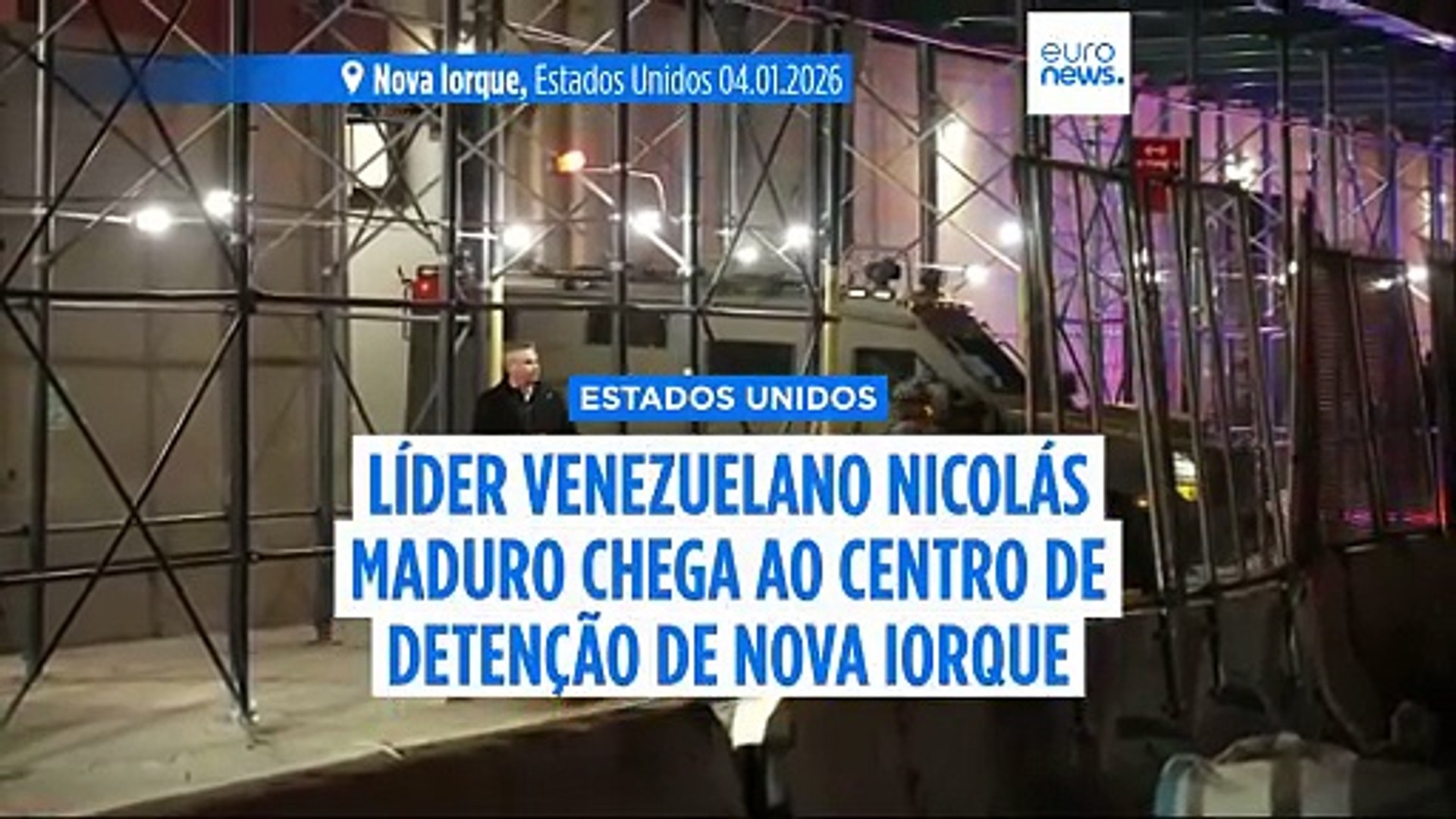 Nicolás Maduro, líder venezuelano capturado, chega a Nova Iorque enquanto o  futuro do país permanece incerto, image size:1920x1080