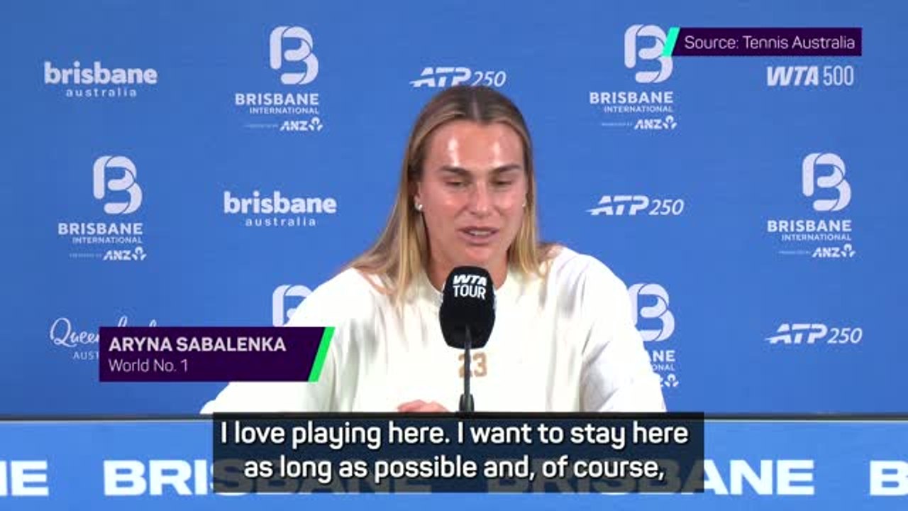 Sabalenka motivated to reclaim Australian Open crown