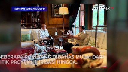 Presiden Prabowo Terima Menteri Rosan di Hambalang, Ini yang Dibahas!