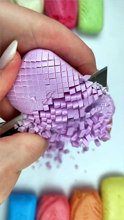 So Satisfying! Perfect Soap Cutting ASMR