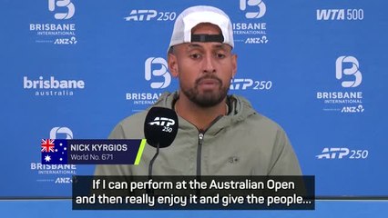 Will Nick Kyrgios play at the Australian Open? -  The World No. 671 reveals all