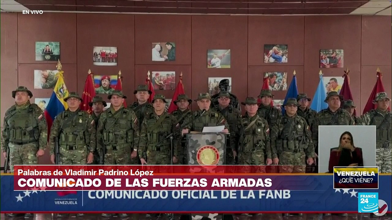 Ministro de Defensa de Venezuela rechaza captura de Maduro y llama a retomar actividades diarias