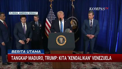 Donald Trump Pastikan AS Kendalikan Venezuela Usai Penangkapan Presiden Nicolas Maduro | BERUT