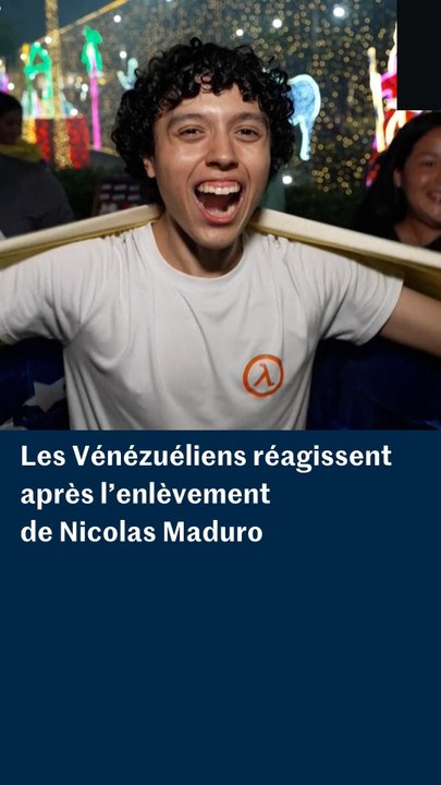 Les Vénézuéliens réagissent à l’enlèvement de Nicolas Maduro par les Etats-Unis