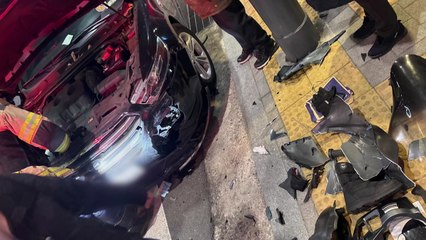 서울 신월동 사거리에서 승용차-오토바이 충돌...1명 다쳐 / YTN