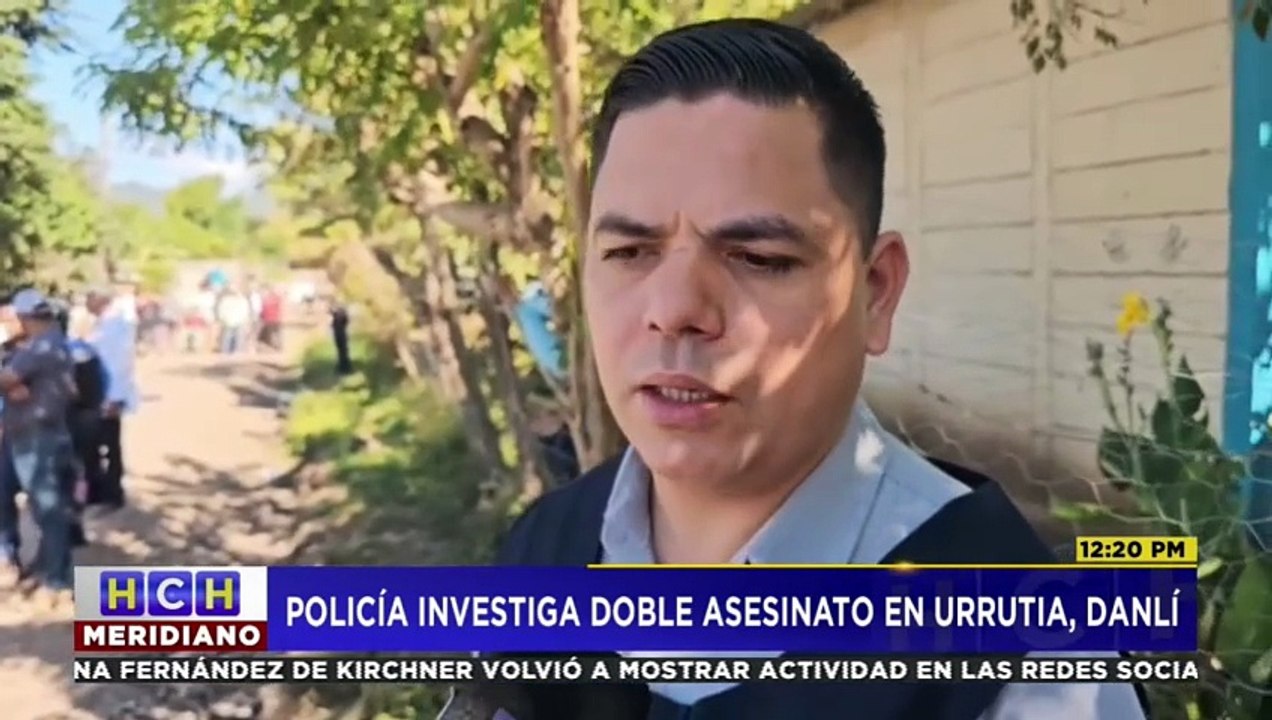 Investigan las causas del asesinato de dos personas en colonia Urrutia