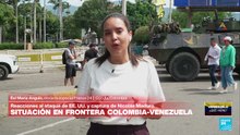 Continua el despliegue militar en la frontera entre Colombia y Venezuela