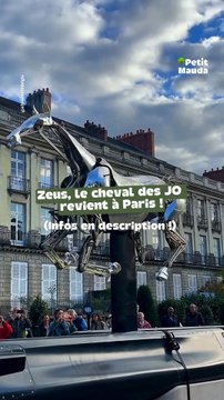 🐎✨ Zeus est de retour à Paris !➡️ Allez découvrir tous nos articles sur [petitmauda.com]( petitmauda.com/)©️ Crédit : @petitmauda🎁 Tous nos bons plans à retrouver en bio ! ❤️‍🔥👉🏻 Abonne-toi au Petit Mauda pour plus
