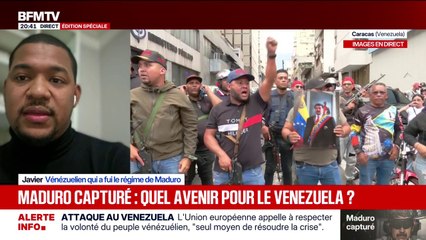 "Ma famille au Venezuela a très peur": Javier, vénézuélien qui a fui le régime de Nicolas Maduro, témoigne sur BFMTV après la capture de l'ancien président du pays