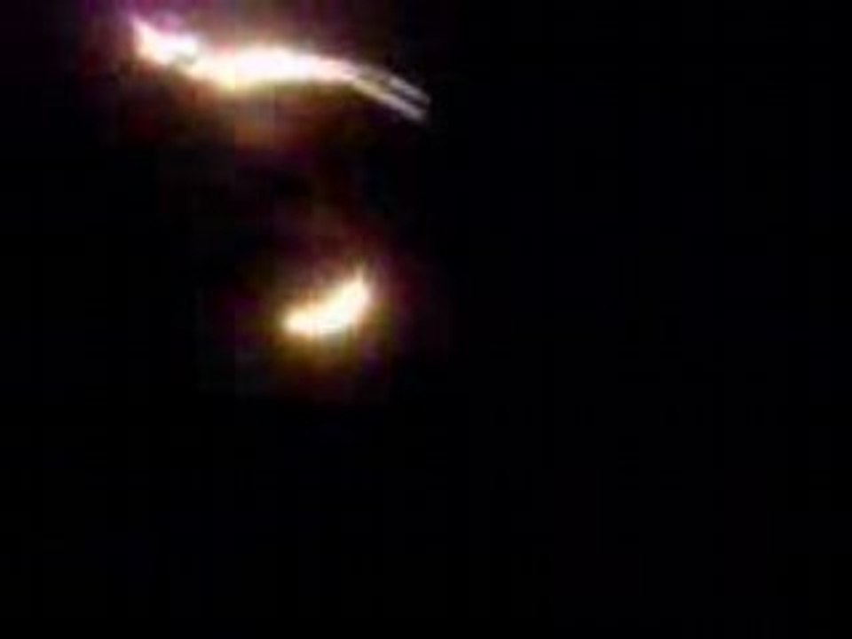 Dieu et baton du diable enflammé