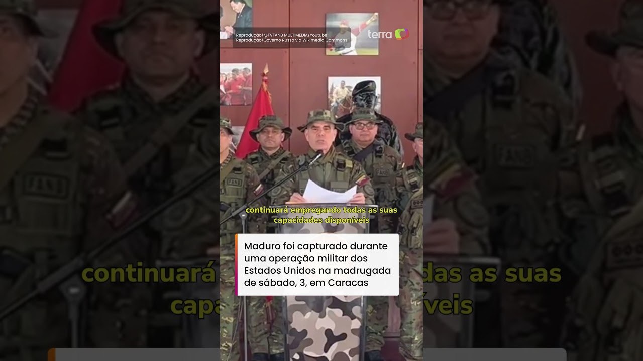 Forças Armadas reconhecem Delcy Rodríguez como presidente interina após prisão de Maduro #shorts