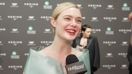 Elle Fanning Says Her Dream of Working With Sister Dakota Fanning is Coming True This Year | THR Video