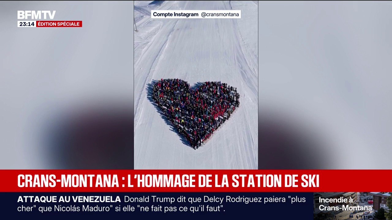 Incendie à Crans-Montana: la station de ski rend hommage aux victimes sur son compte Instagram