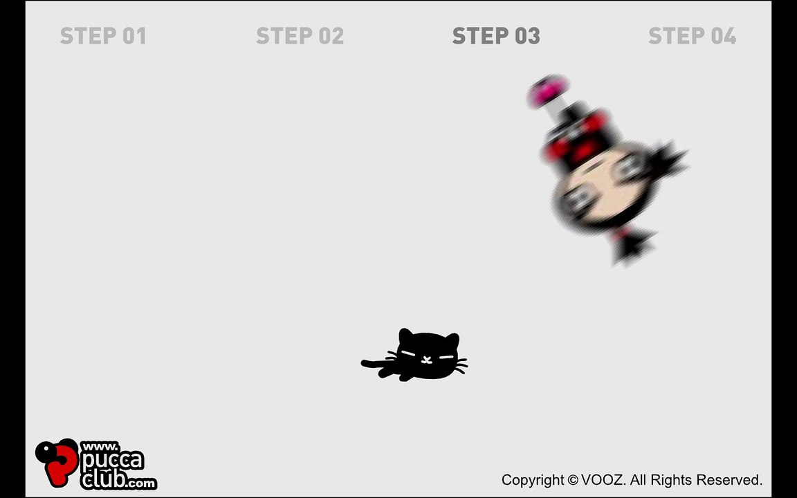 Pucca - Relay Animations Steps 1-4