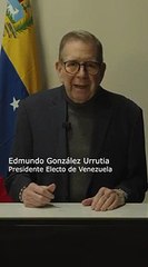 El mensaje de Edmundo González Urrutia tras la captura de Maduro I