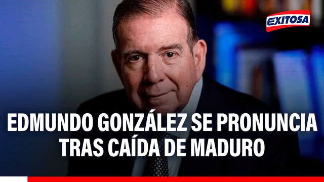 Edmundo González Urrutia se pronuncia tras caída de Nicolás Maduro