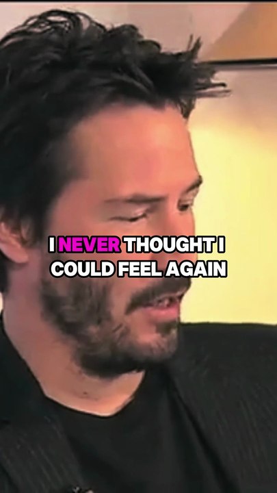 Keanu Reeves: "I Never Thought I Could Feel Again.. Until Someone Sat With My Silence" 💔❤️