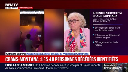 Crans-Montana : les 40 personnes décédées identifiéess - 04/01