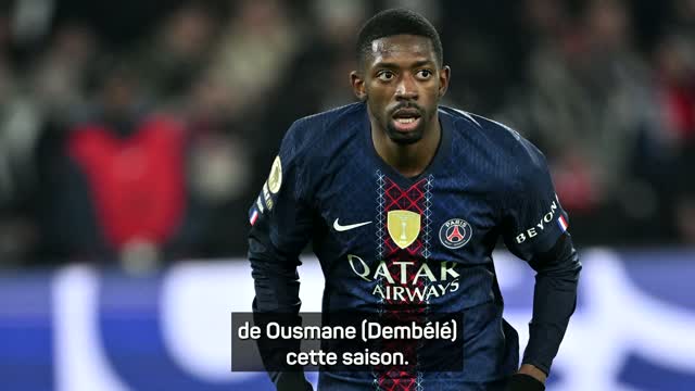 PSG - Luis Enrique : "C’est le meilleur match de Dembélé cette saison"