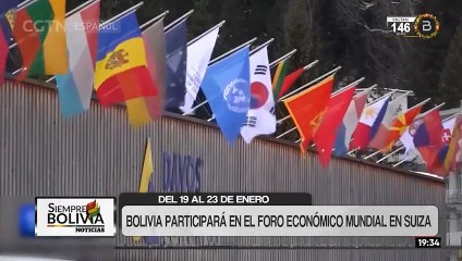 Bolivia participará en el Foro Económico Mundial con una propuesta para atraer inversión extranjera
