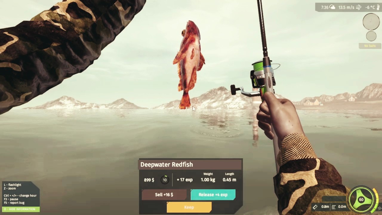 How to catch Deepwater Redfish at Greenland | Ultimate Fishing Simulator
