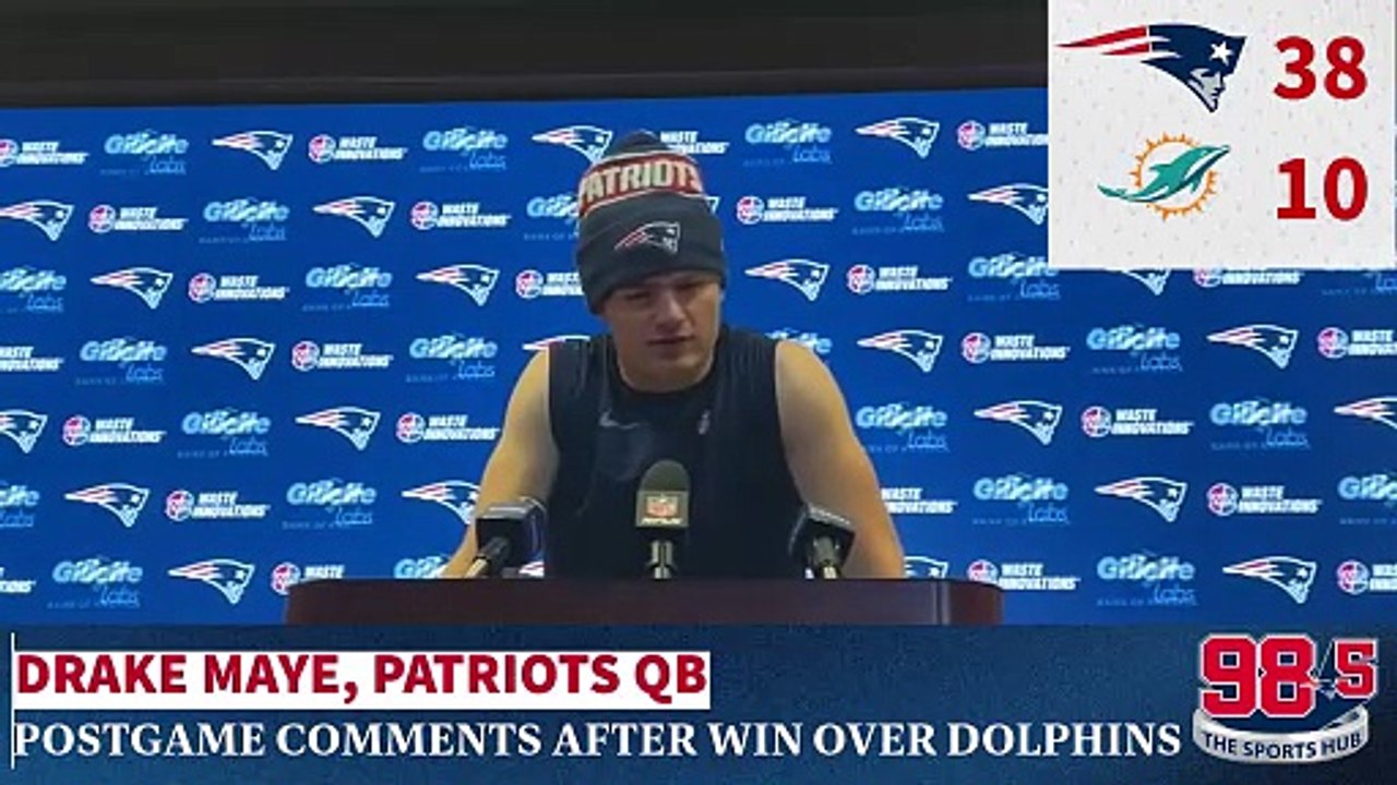 Maye Postgame Dolphins
