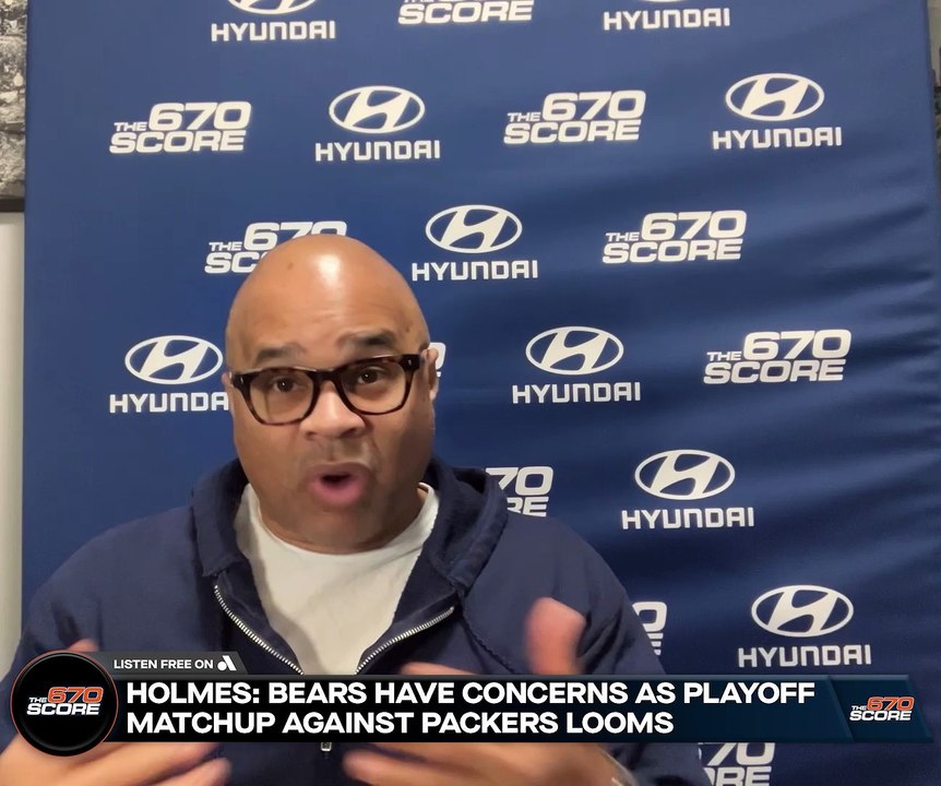 Holmes: Bears have concerns entering matchup against Packers in wild-card round