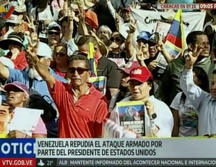 Caracas | Venezolanos se unieron para alzar su voz contra el secuestro del presidente Nicolás Maduro