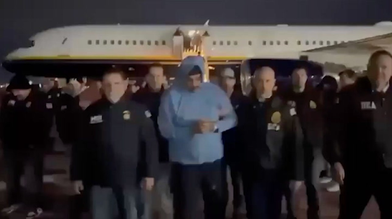 Videos show Venezuelan President Nicolás Maduro arriving in New York