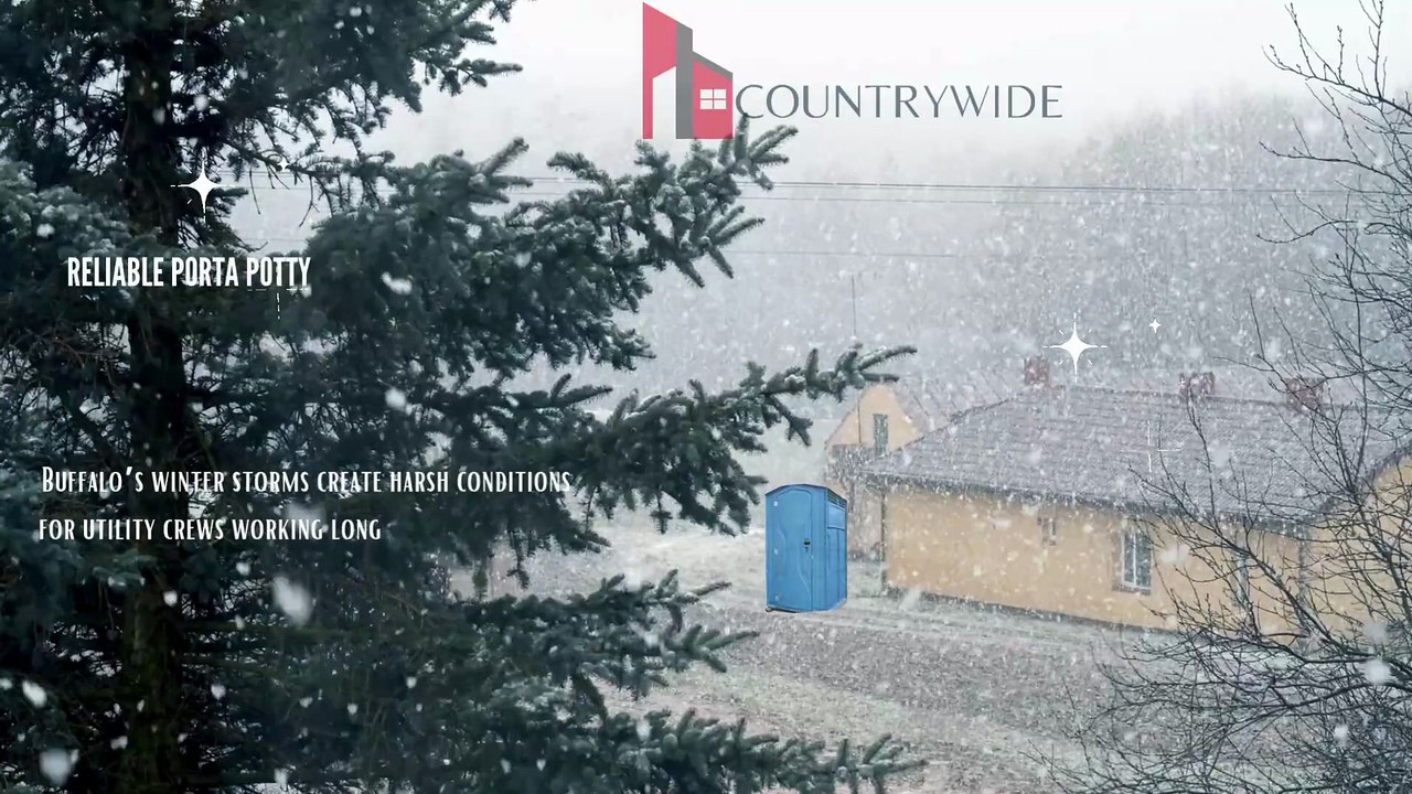 Reliable Porta Potty Rentals for Buffalo’s Winter Storm | Countrywide Rental