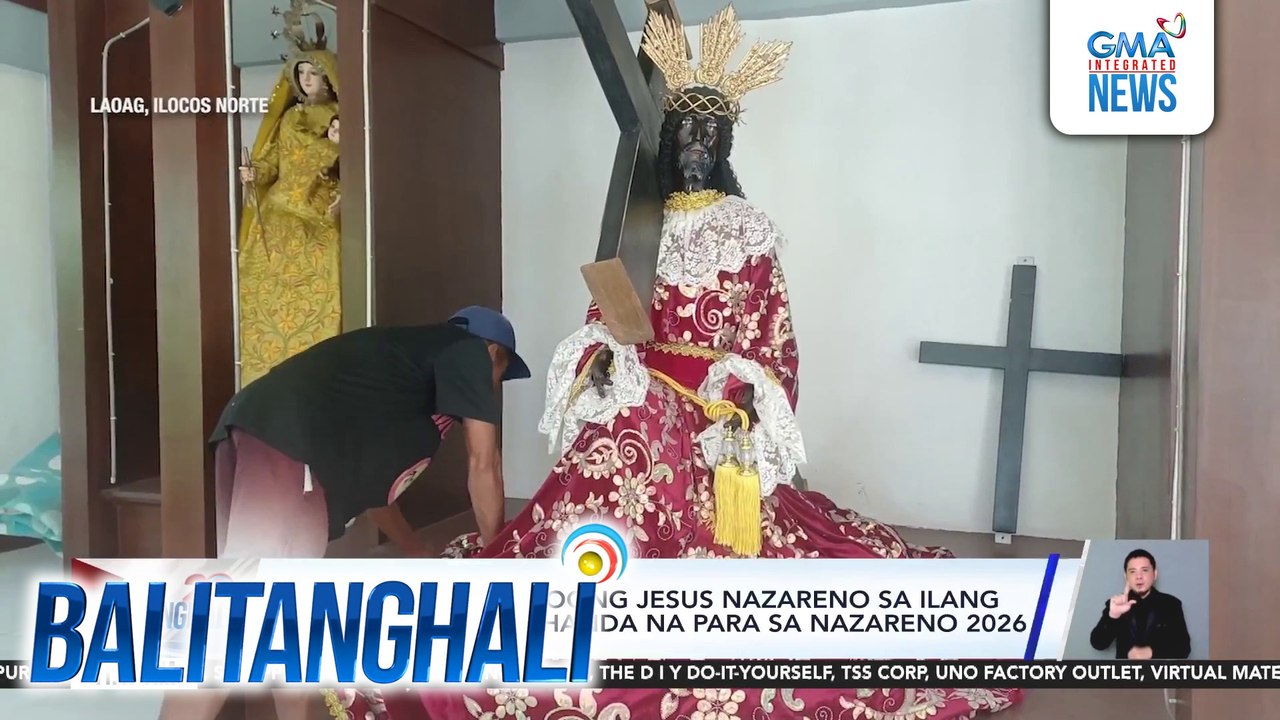 Ilang deboto ng Poong Jesus Nazareno sa ilang probinsiya, naghahanda na para sa Nazareno 2026 | Balitanghali