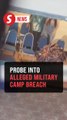 Defence Ministry to probe claims of unauthorised entry, misconduct at military camp
