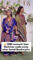 Throwback to when Jaya Bachchan left as soon as Sonali bendre join her and Shweta Bachchan at red carpet, your thoughts
