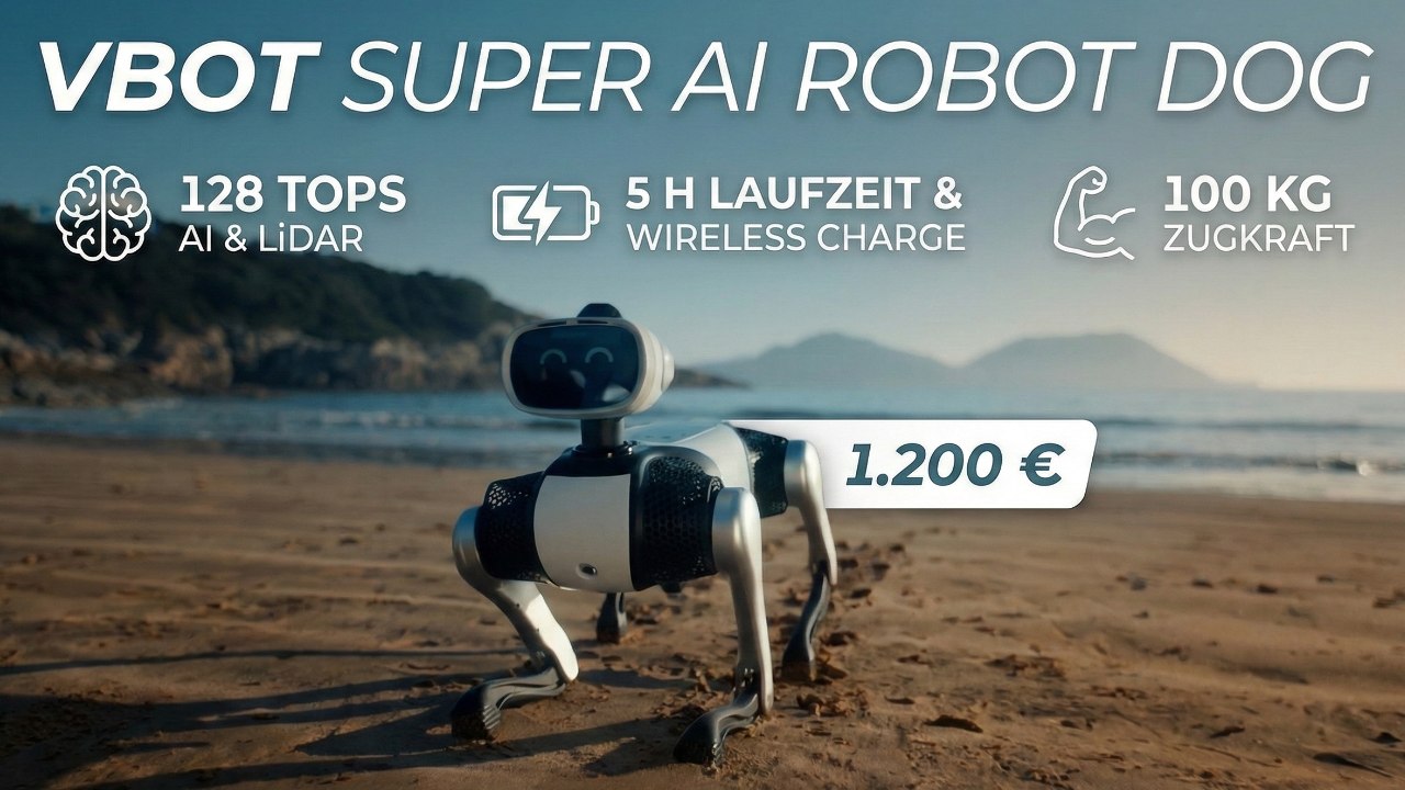 Vita Dynamics Vbot: Autonomer Roboterhund mit Mega-Technik