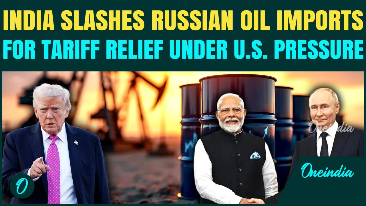 BREAKING: India Cuts Russian Oil Purchase for Relief on U.S Tariffs; Trump Makes Bold Announcement
