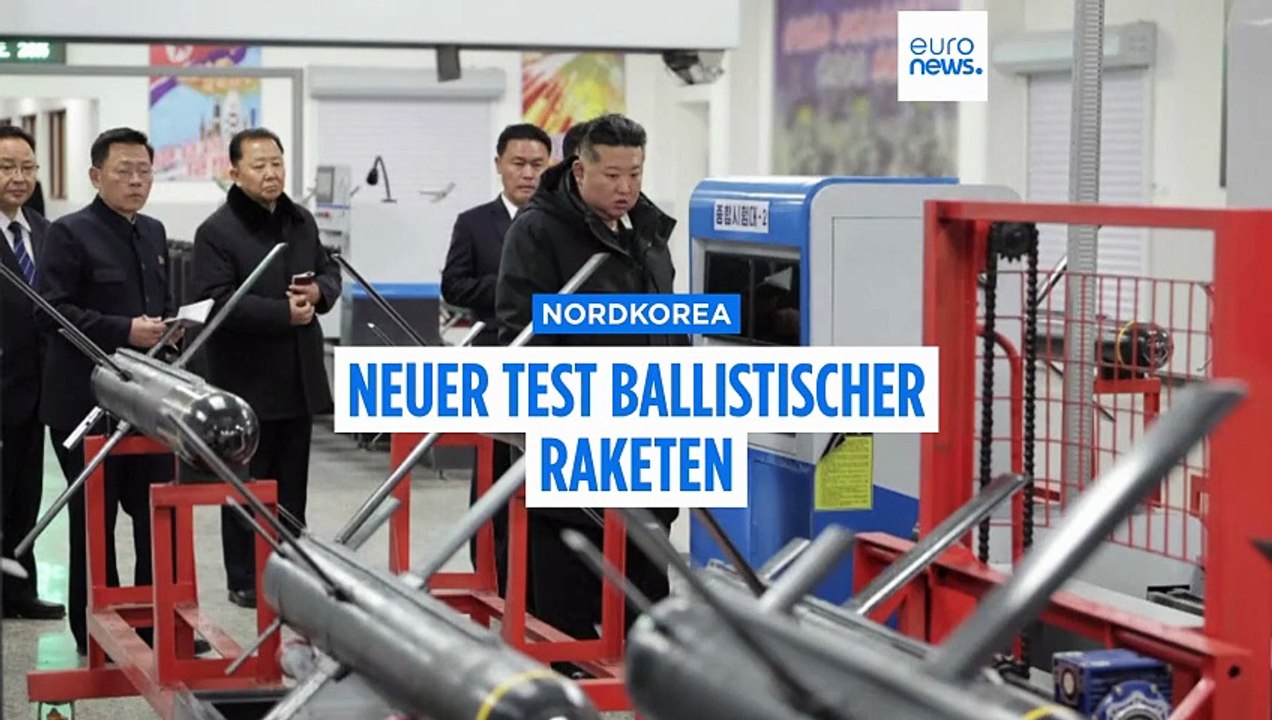 Nordkorea schießt bei neuem Waffentest ballistische Raketen ins Meer