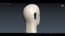 Flame: 3DS MAX Practice Polygon Modeling Head Model Video #119 (01-05-2026)