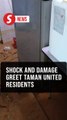 Taman United residents return to wrecked units