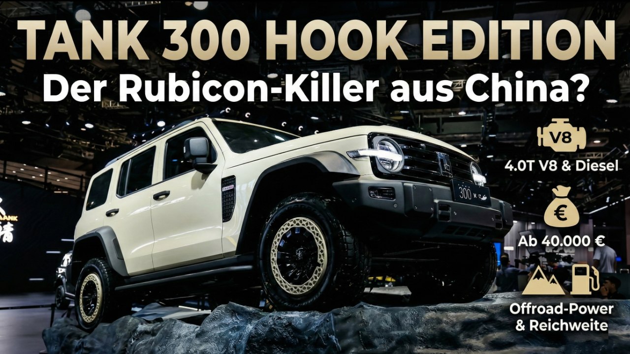 Ist die 2026 GWM Tank 300 Hook Edition besser als der Jeep Rubicon?
