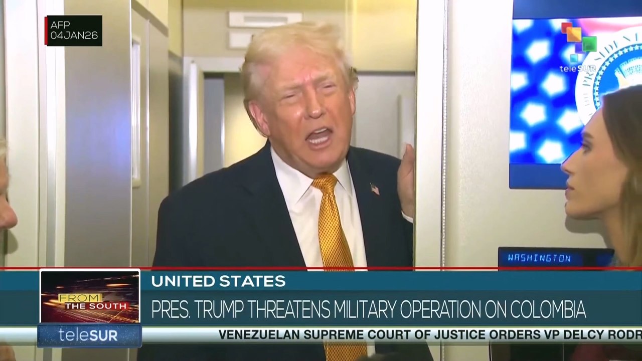 Pres. Trump threatens military operation on Colombia