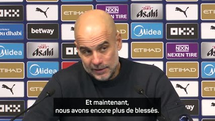 Man. City - Guardiola : "Nous n'avons pas assez de joueurs"