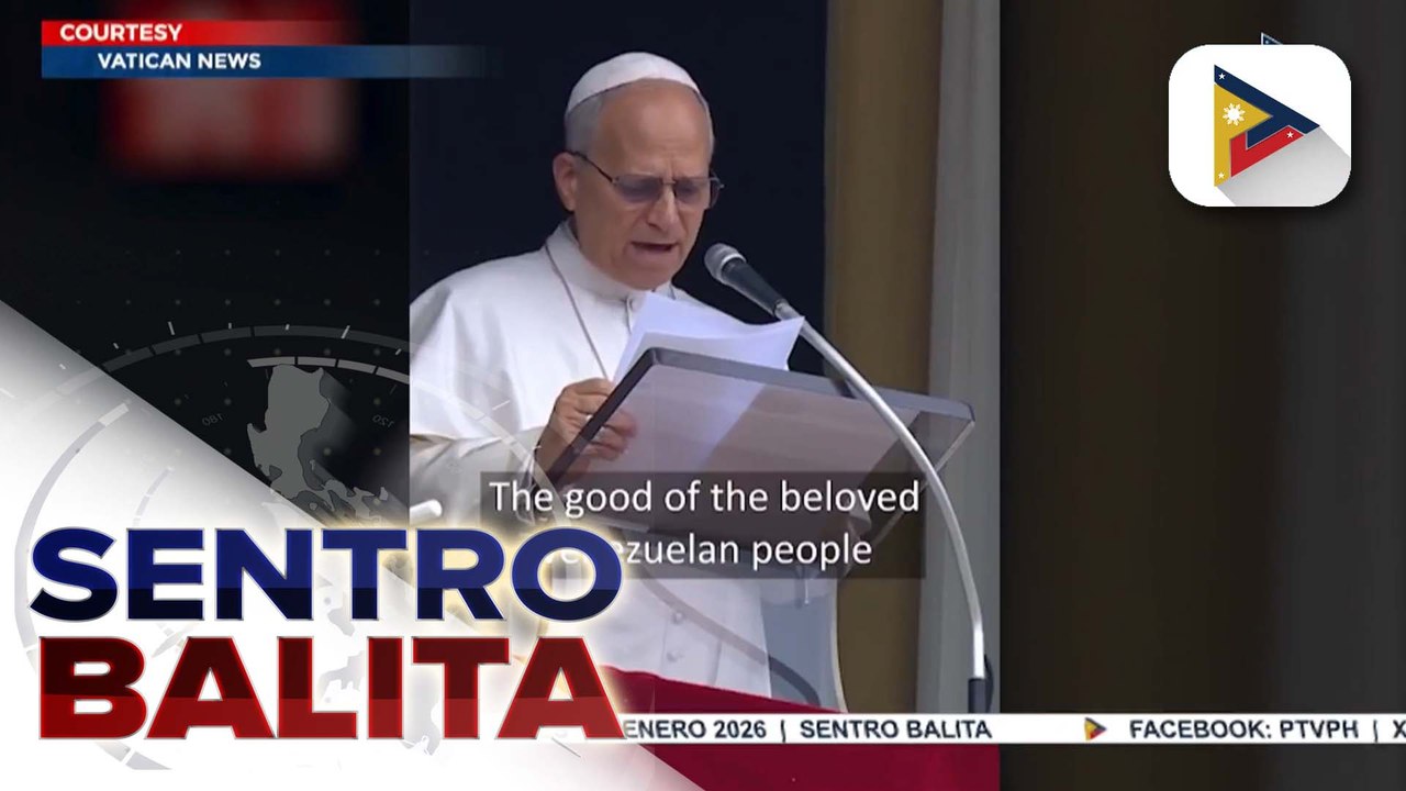 Pope Leo XIV, nababahala sa sitwasyon sa Venezuela; Santo Papa, iginiit na dapat mamayani ang Rule of Law at Human and Civil Rights